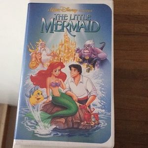 Rare (ban art) the little mermaid vhs